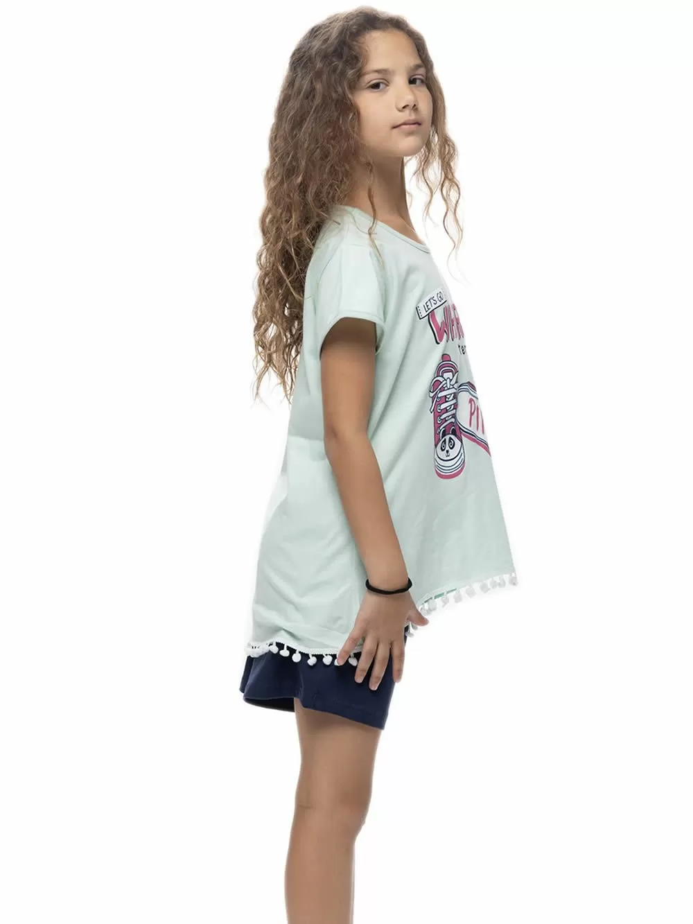 Εφηβική Πυτζάμα GALAXY PINK για Κορίτσι - 100% Βαμβακερή