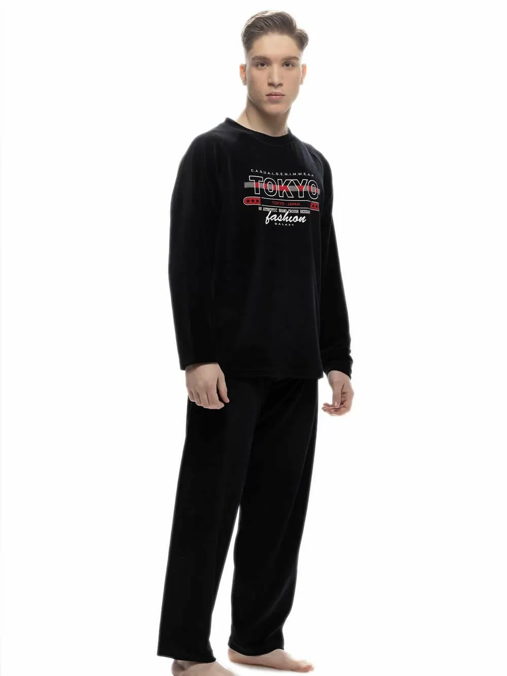 Ανδρική Πυτζάμα Galaxy - Απαλό Βελούδο