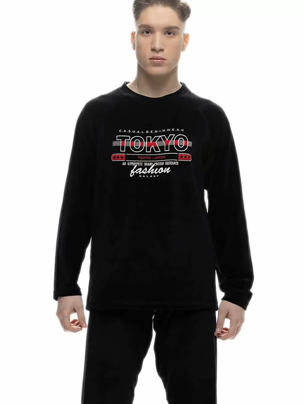 Ανδρική Πυτζάμα Galaxy - Απαλό Βελούδο