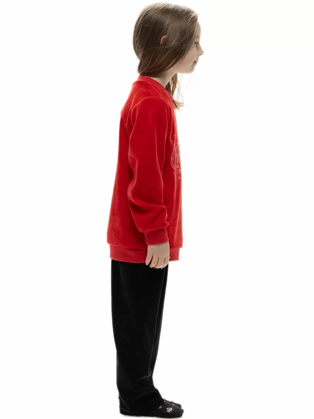 Παιδική Πυτζάμα GALAXY UNISEX XMAS - Ζεστό & Απαλό Βελούδο