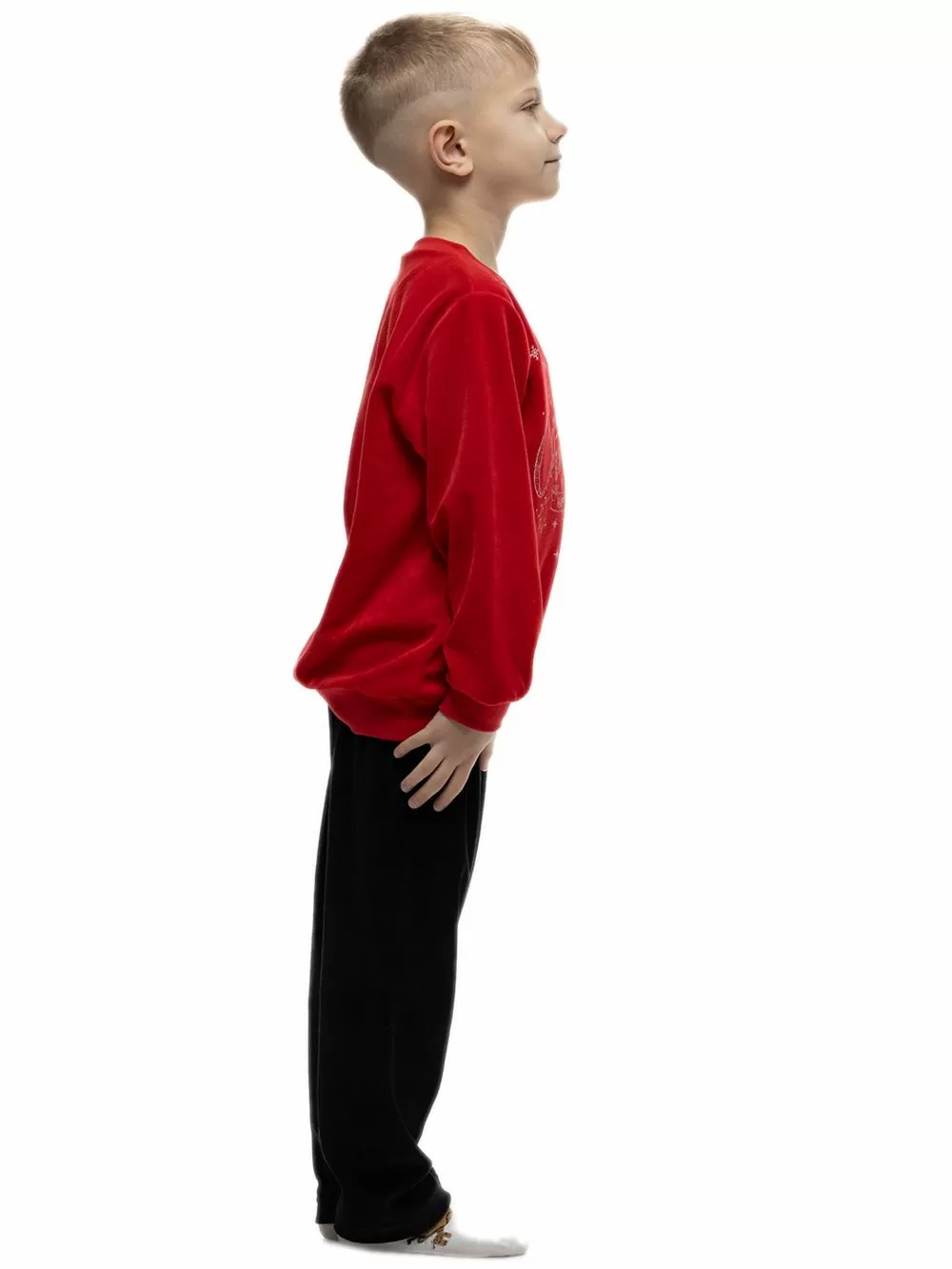 Παιδική Πυτζάμα GALAXY UNISEX XMAS - Ζεστό & Απαλό Βελούδο