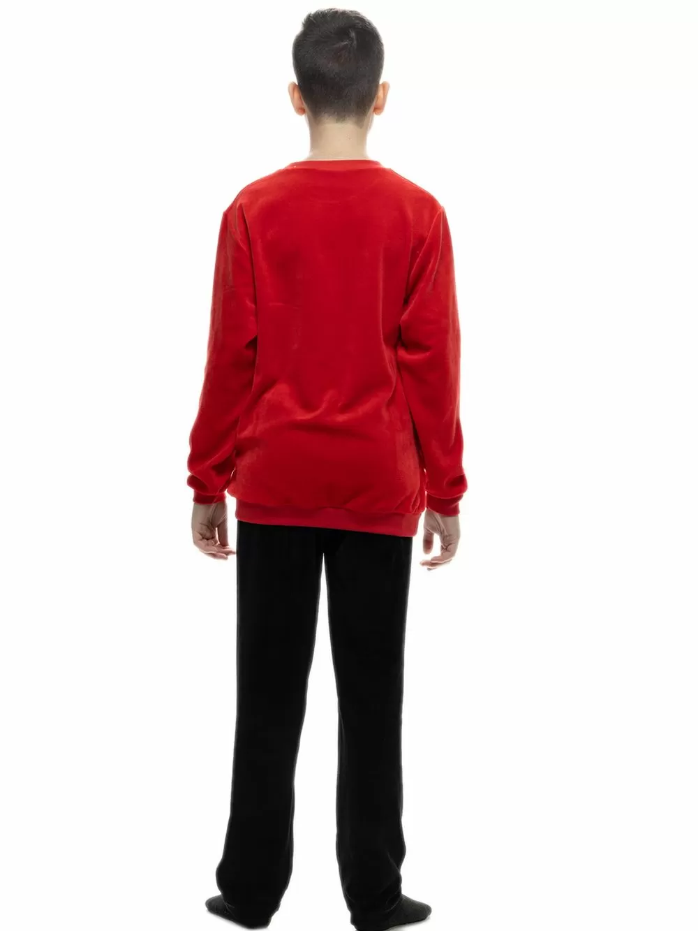 Εφηβική Πυτζάμα GALAXY UNISEX XMAS - Ζεστό & Απαλό Βελούδο