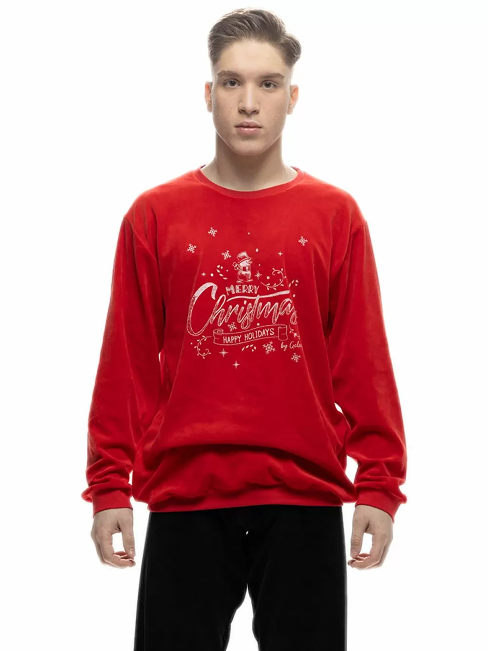 Ανδρική Πυτζάμα Galaxy XMAS - Ζεστό & Απαλό Βελούδο