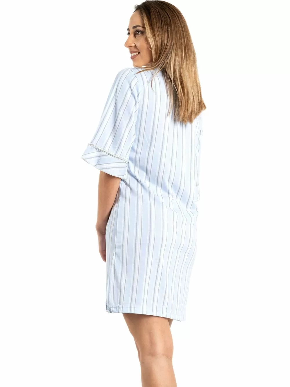 Νυχτικό ΓΙΩΤΑ Homewear -100% Βαμβακερό - Lurex Σχέδιο 