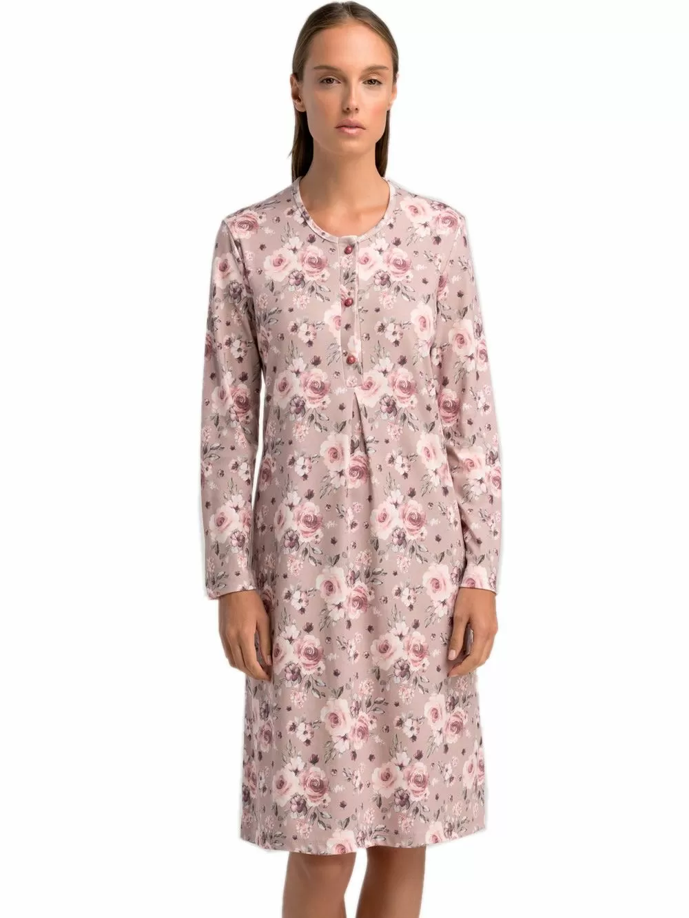 Νυχτικό ΓΙΩΤΑ Homewear - Γεμάτο Βαμβάκι - Floral Σχέδιο- Νέα Μαμά