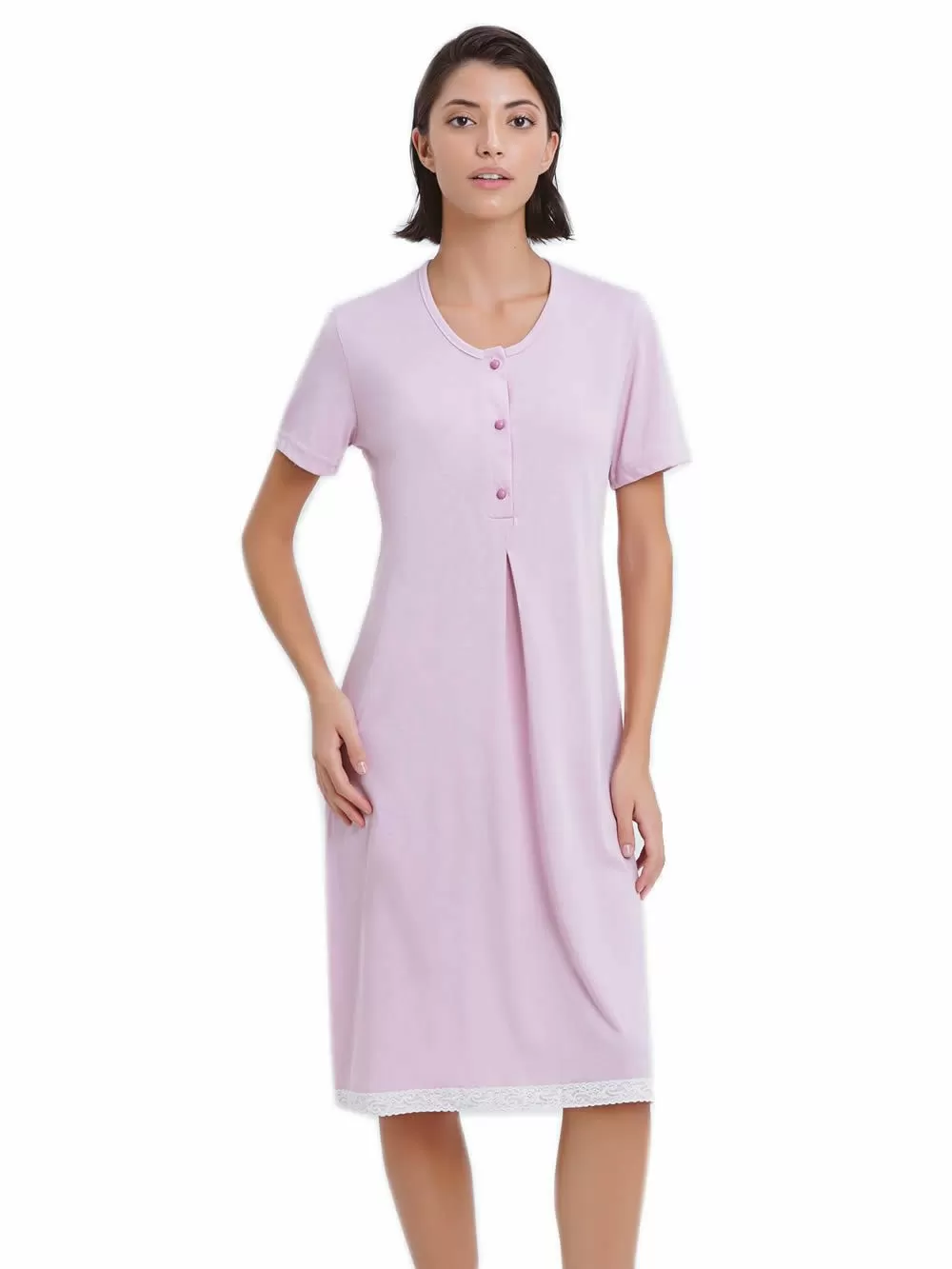 Νυχτικό ΓΙΩΤΑ Homewear - 100% Βαμβακερό - Κουμπιά - Νέα Μαμά