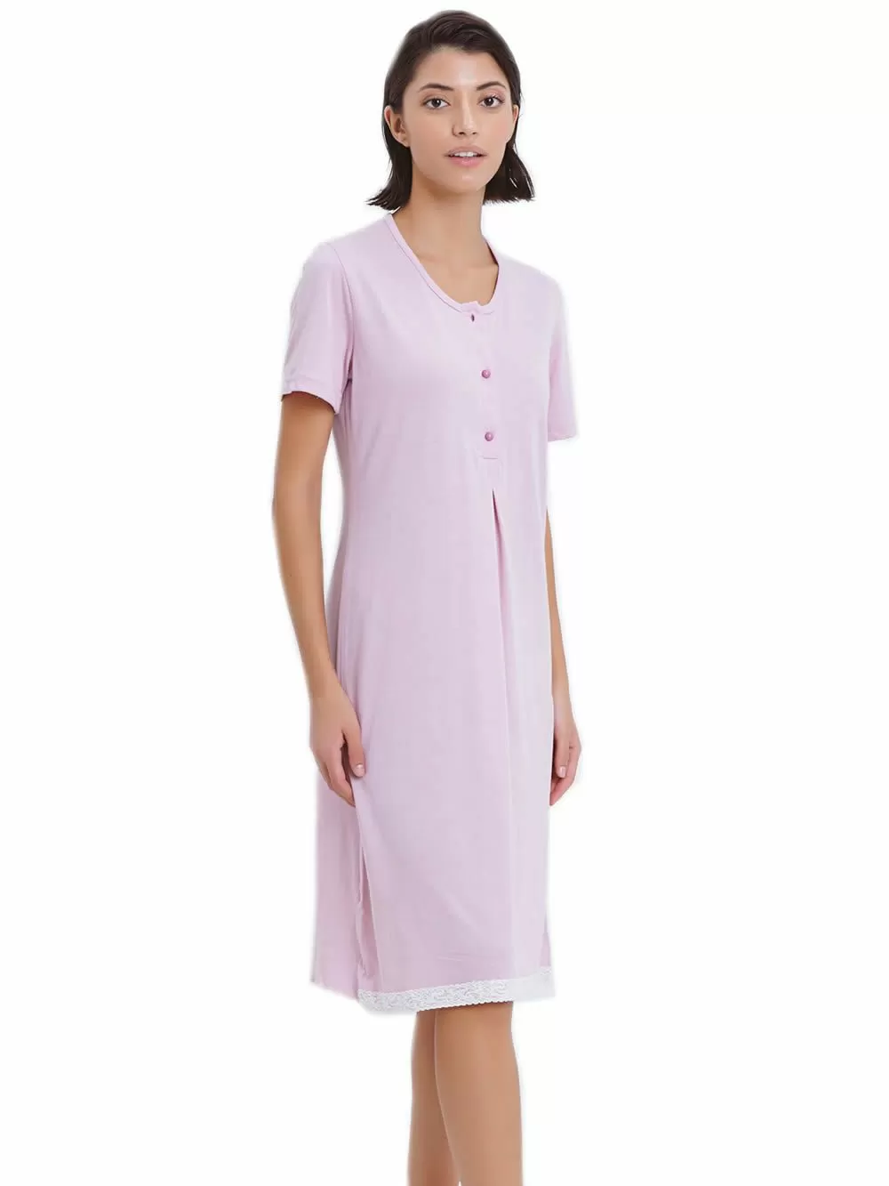 Νυχτικό ΓΙΩΤΑ Homewear - 100% Βαμβακερό - Κουμπιά - Νέα Μαμά