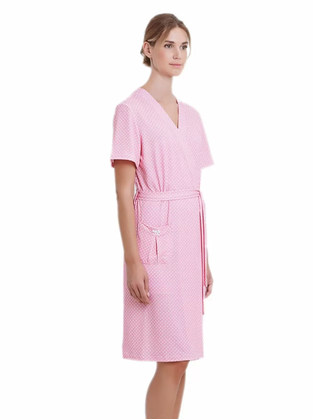 Ρόμπα ΓΙΩΤΑ Homewear - 100% Βαμβακερό - Dots Πουά - Νέα Μαμά