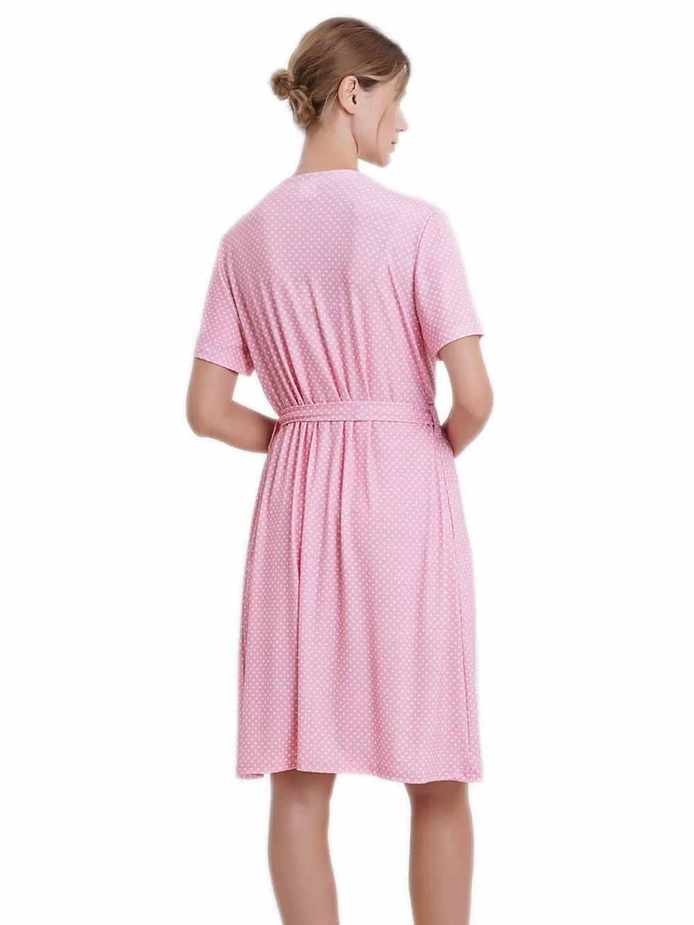 Ρόμπα ΓΙΩΤΑ Homewear - 100% Βαμβακερό - Dots Πουά - Νέα Μαμά