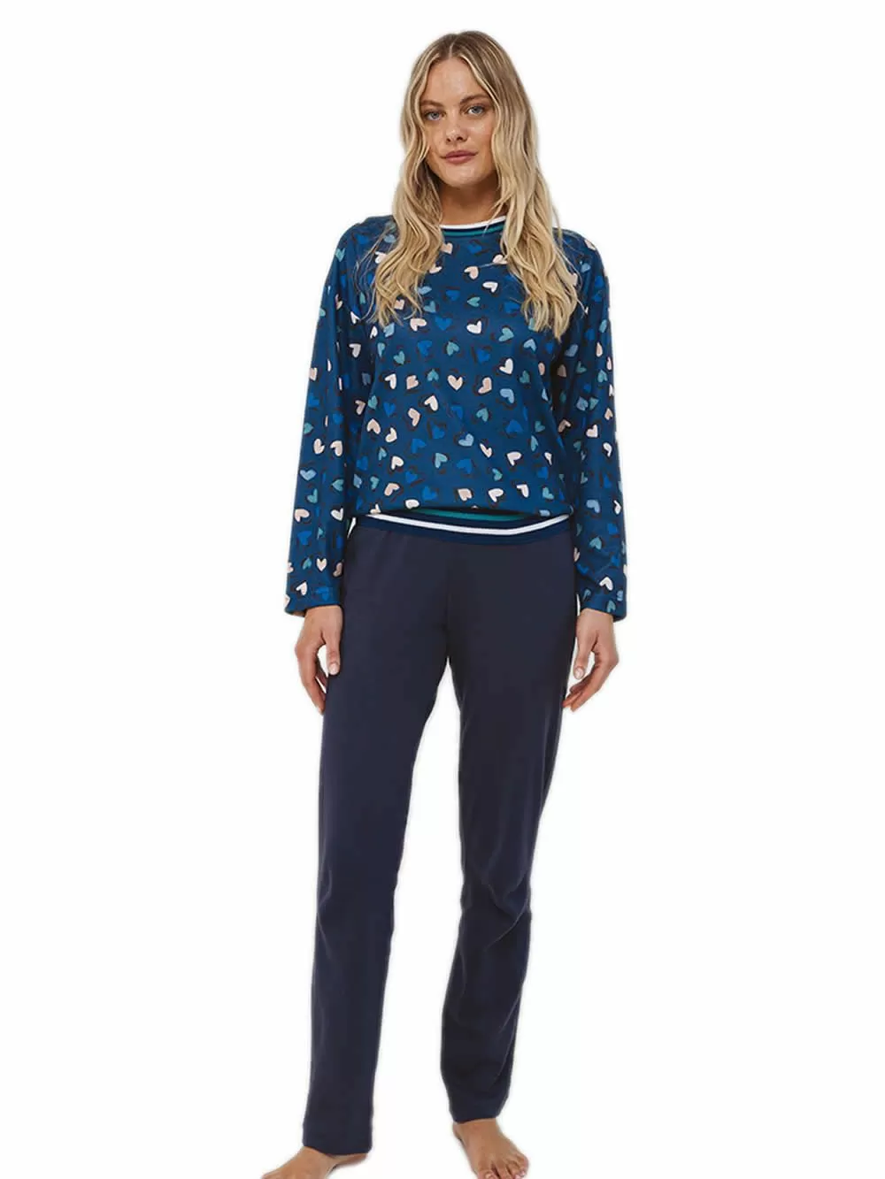 Πυτζάμα ΓΙΩΤΑ Homewear Hearts - Ποιοτικό Βαμβάκι 