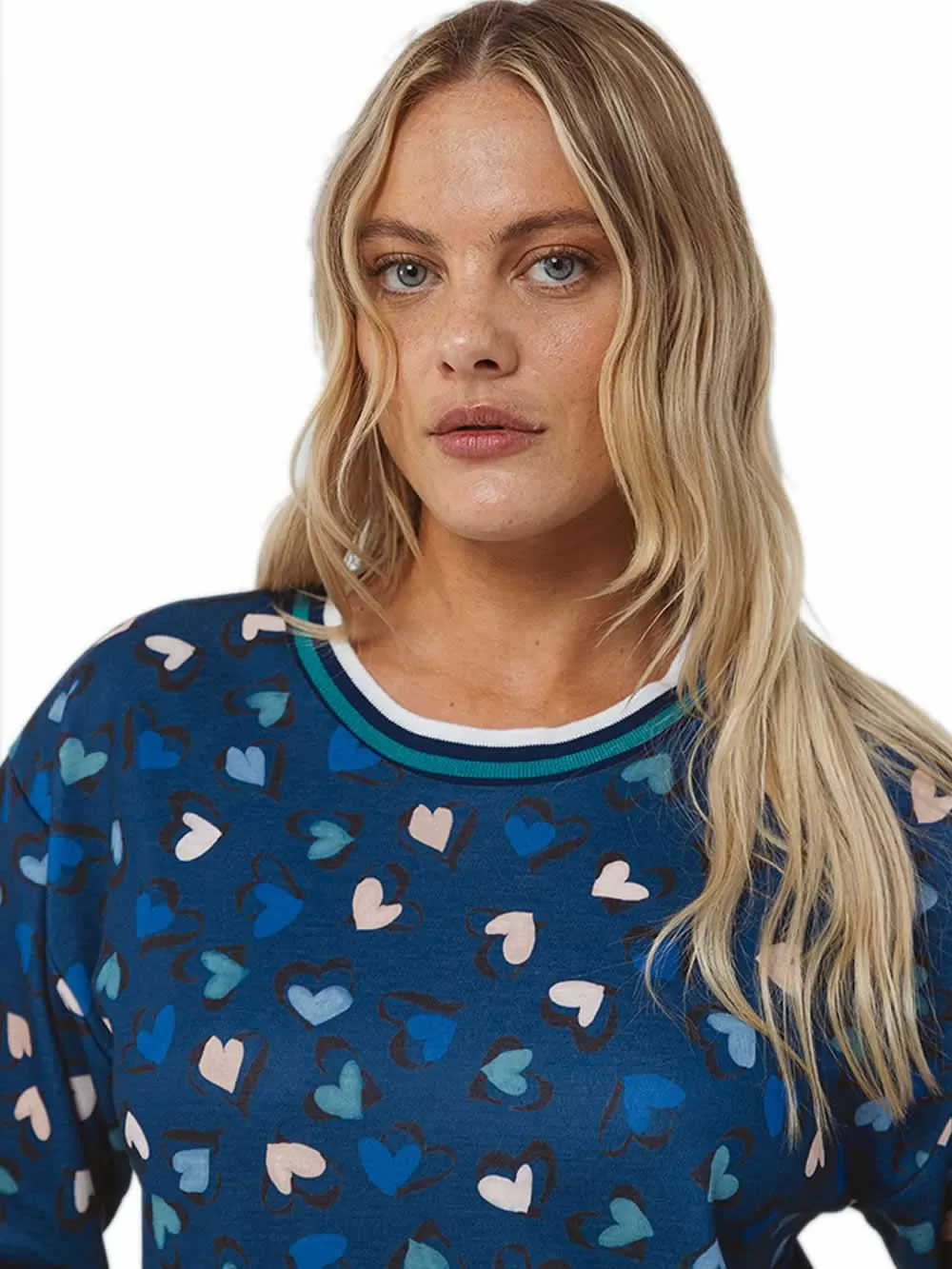 Πυτζάμα ΓΙΩΤΑ Homewear Hearts - Ποιοτικό Βαμβάκι 