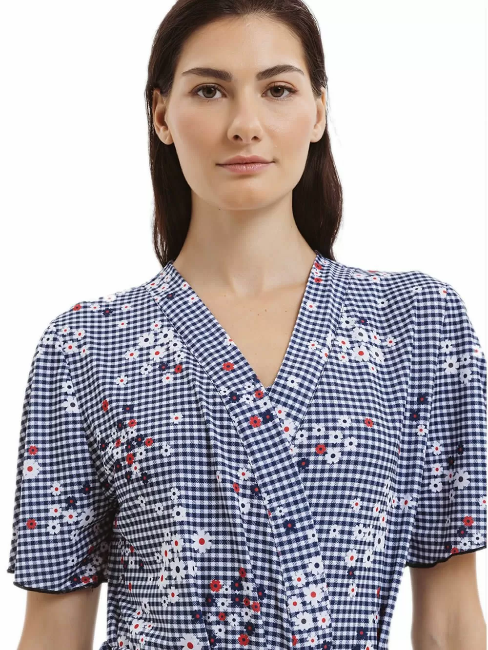 Ρόμπα ΓΙΩΤΑ Homewear Flowers - 100% Βαμβακερή - Νέα Μαμά