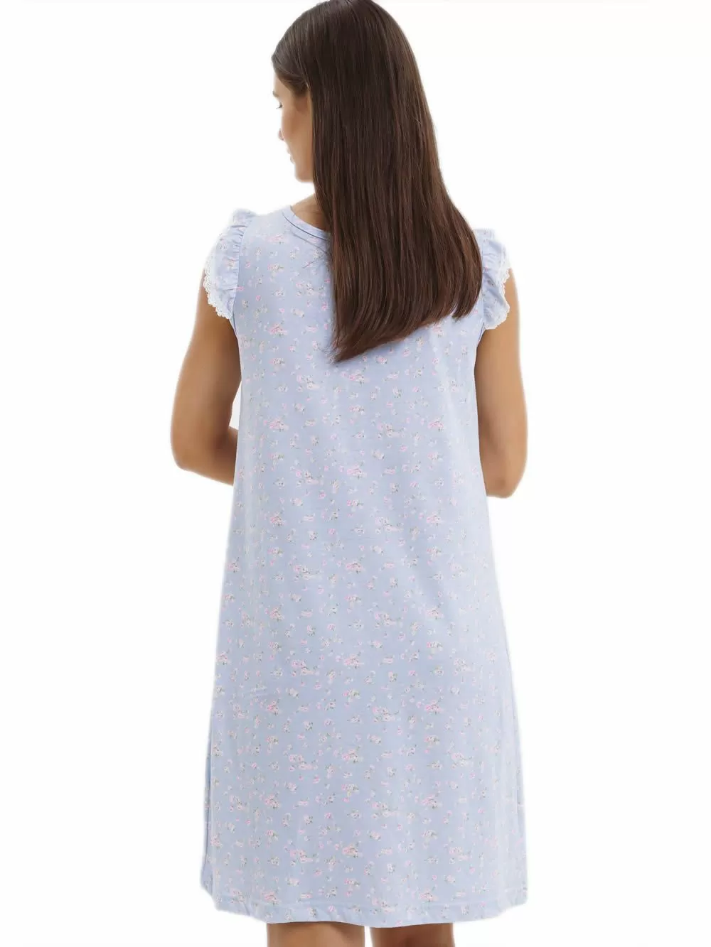 Νυχτικό ΓΙΩΤΑ Homewear Flowers - 100% Βαμβακερό - Νέα Μαμά