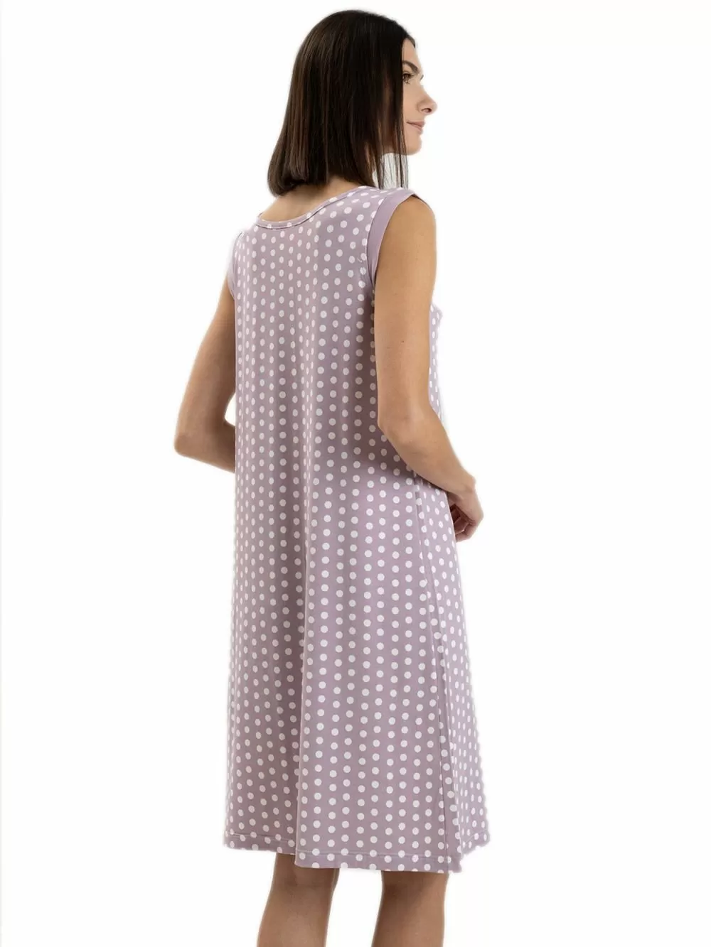 Νυχτικό ΓΙΩΤΑ Homewear Πουά - Απαλό Viscose - Νέα Μαμά