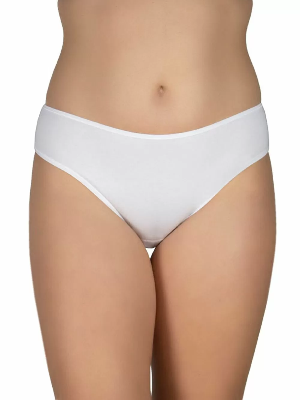 GKAPETANIS Σλιπ Midi Basic - Plus Size  - Ελαστικό Βαμβάκι - 3 Τεμάχια 