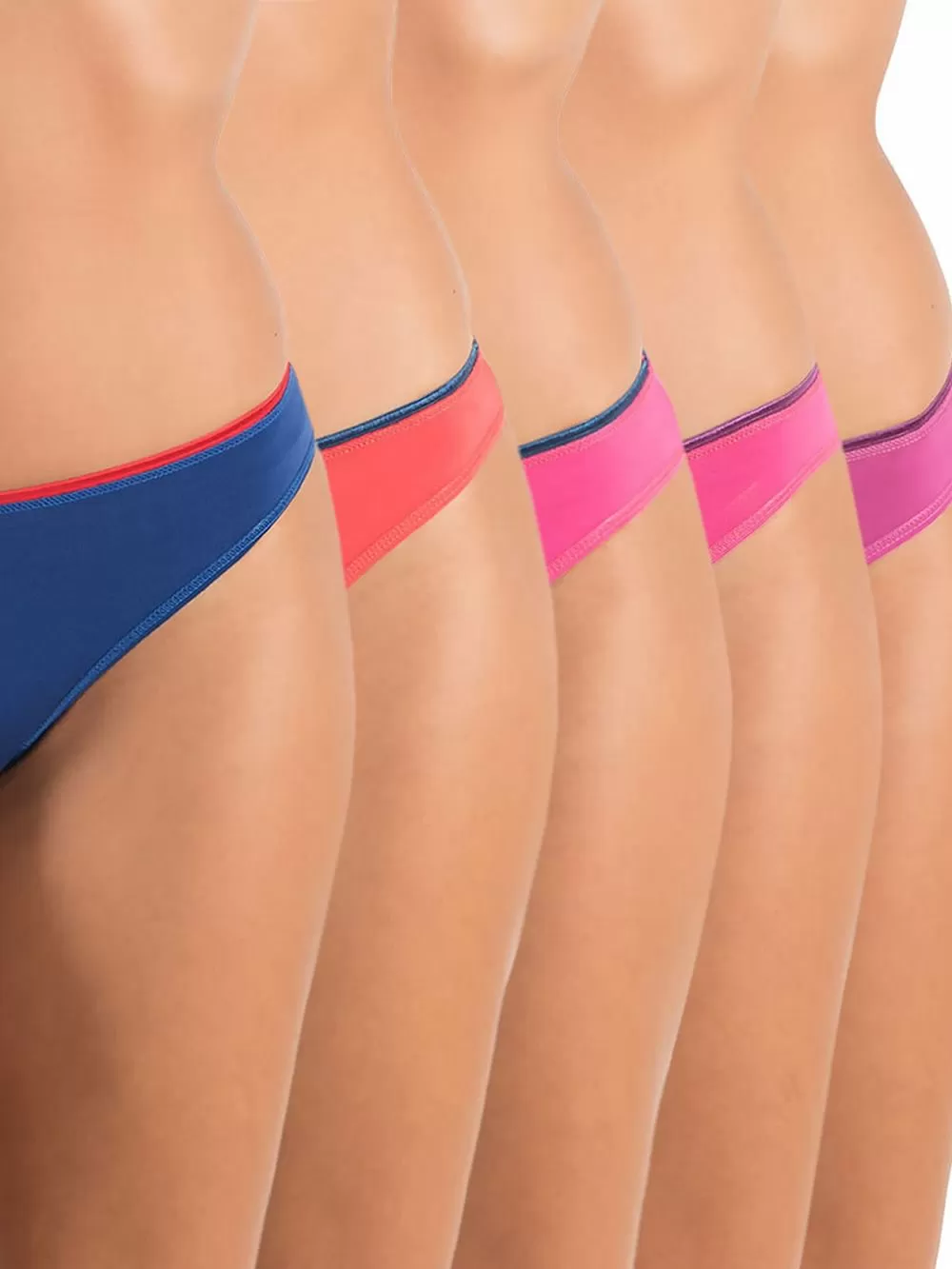 GKAPETANIS Slip Κανονικό All Day - Ελαστικό Βαμβάκι - 5 Τεμάχια 