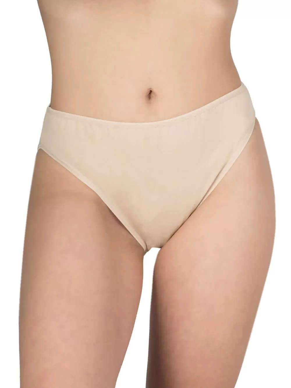 GKAPETANIS Σλιπ Κανονικό Ψηλό Basic - Plus Size  - Ελαστικό Βαμβάκι - 3 Τεμάχια 