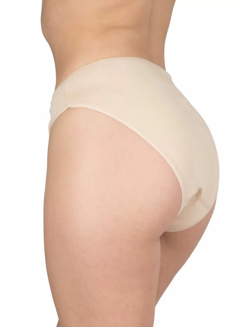 GKAPETANIS Σλιπ Κανονικό Ψηλό Basic - Plus Size  - Ελαστικό Βαμβάκι - 3 Τεμάχια 