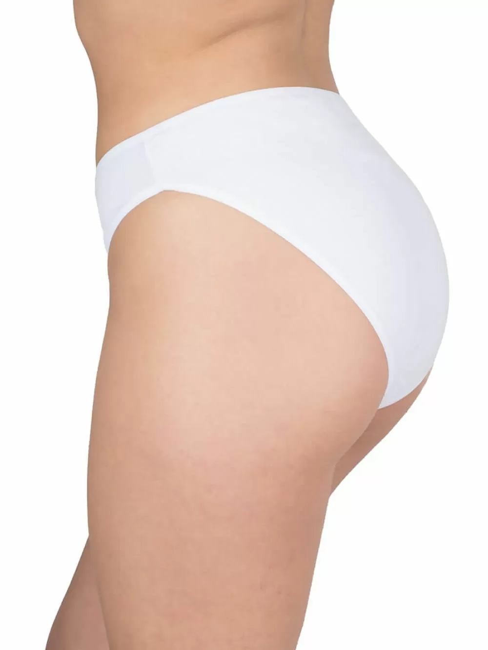 GKAPETANIS Σλιπ Κανονικό Ψηλό Basic - Plus Size  - Ελαστικό Βαμβάκι - 3 Τεμάχια 