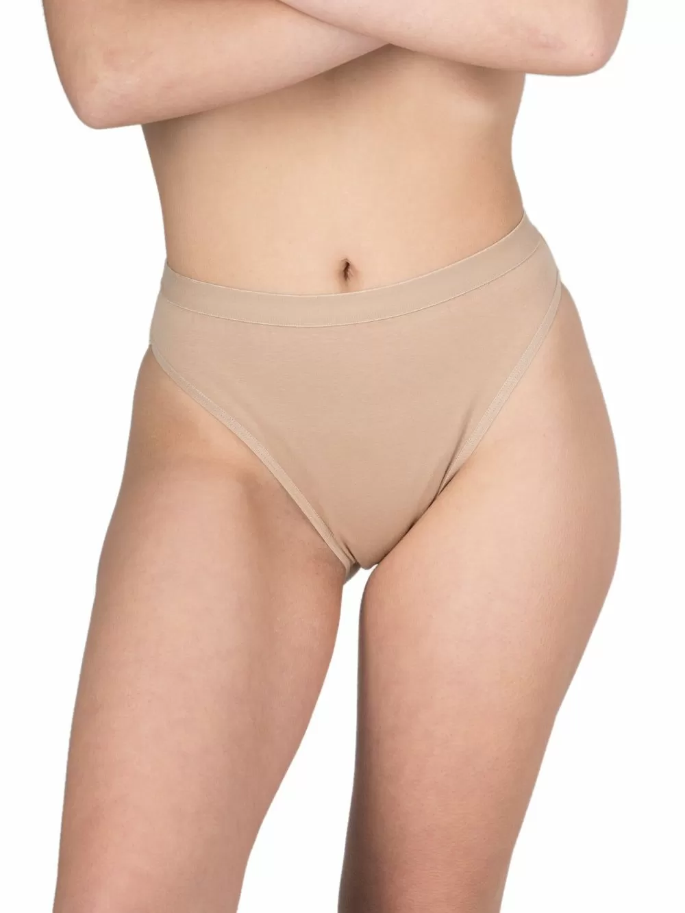 Σλιπ Bikini Κανονικό GKAPETANIS Allday - Φαρδύ Ψηλό - Ελαστικό Βαμβάκι - 3 Τεμάχια