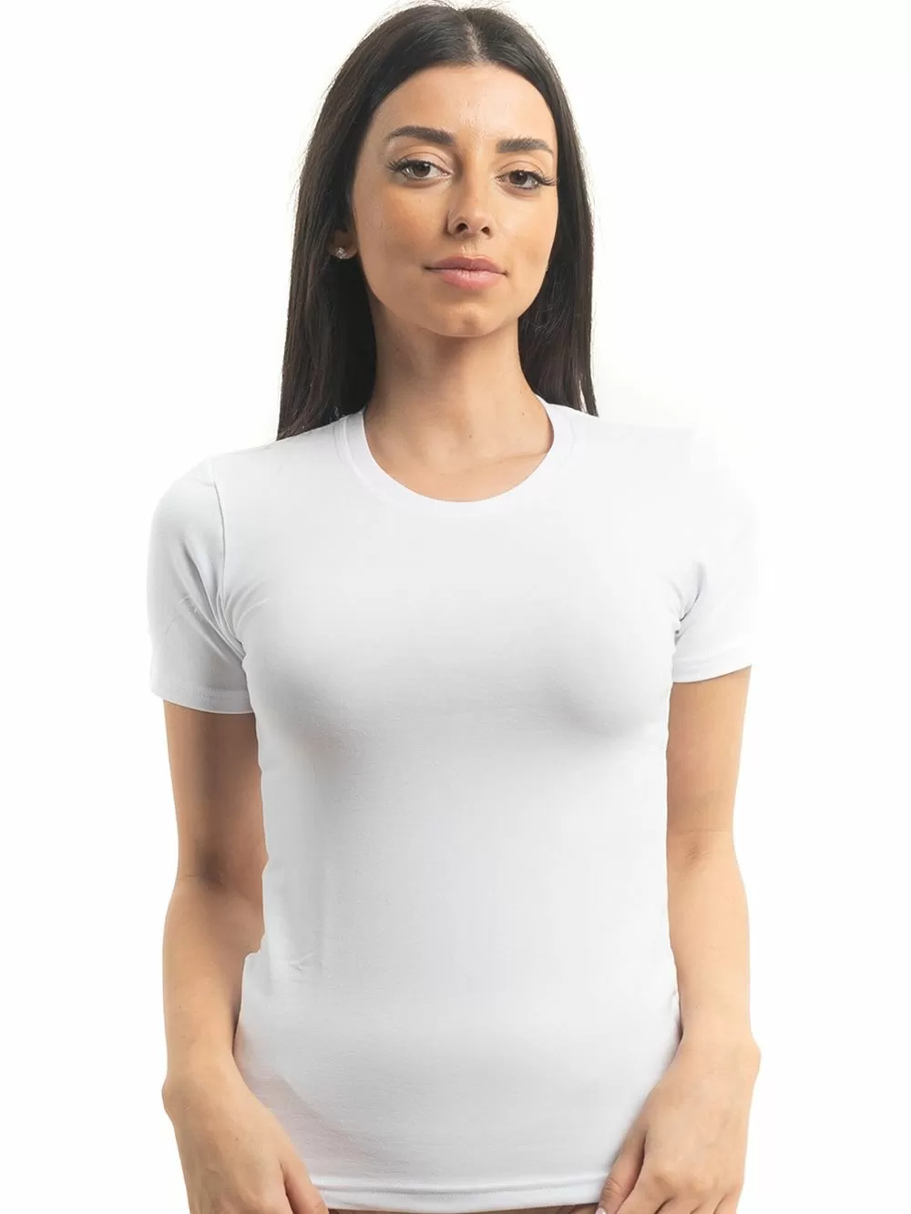 GKAPETANIS Μπλούζα Κοντό Μανίκι Soft Touch - Modal & Βαμβάκι - Plus Size 