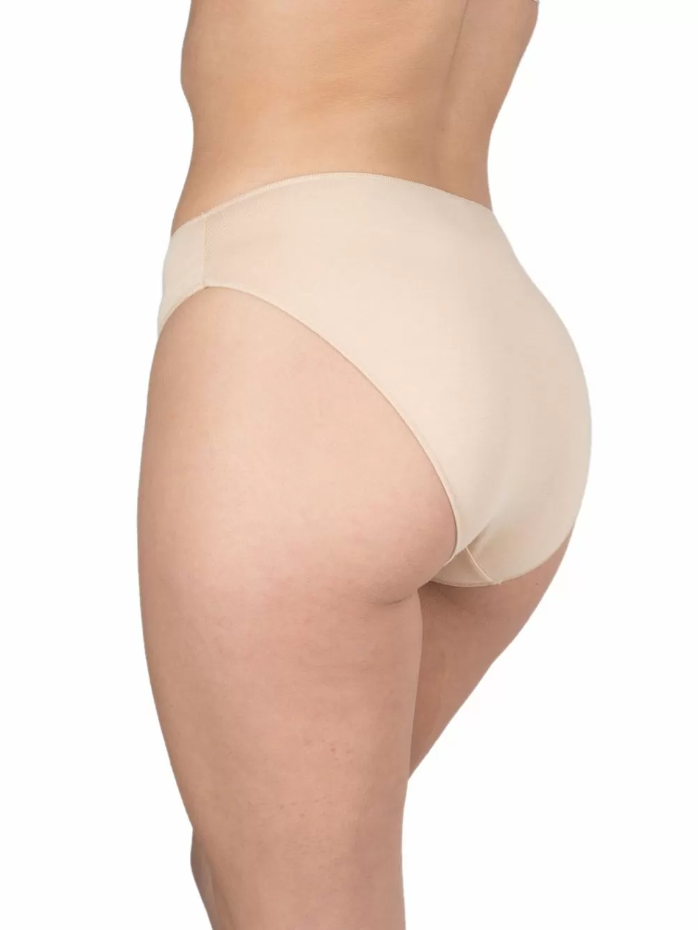 Σλιπ Bikini Κανονικό GKAPETANIS Soft Touch - Φαρδύ Ψηλό - Απαλό Modal Βαμβάκι - 2 Τεμάχια