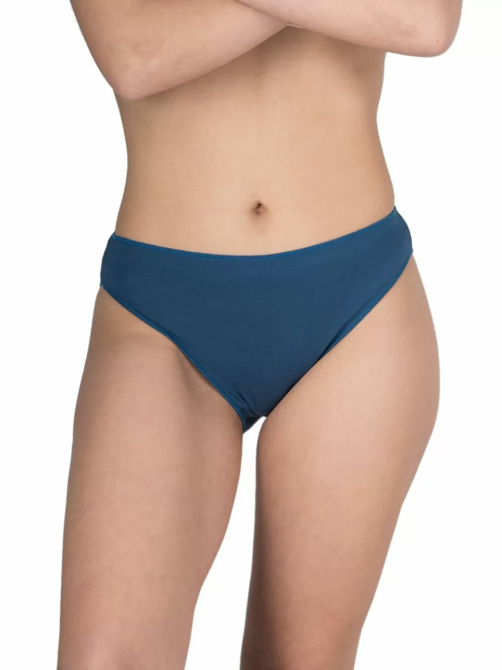 Σλιπ Bikini Κανονικό GKAPETANIS Soft Touch - Φαρδύ & Ψηλό - Απαλό Modal & Βαμβάκι - 2 Τεμάχια