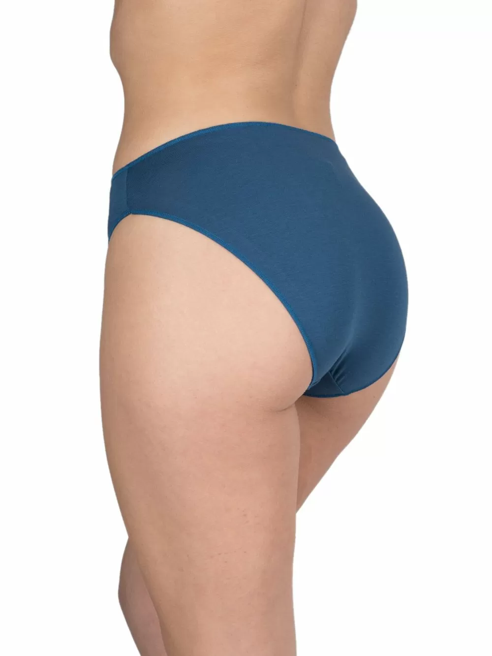 Σλιπ Bikini Κανονικό GKAPETANIS Soft Touch - Φαρδύ & Ψηλό - Απαλό Modal & Βαμβάκι - 2 Τεμάχια