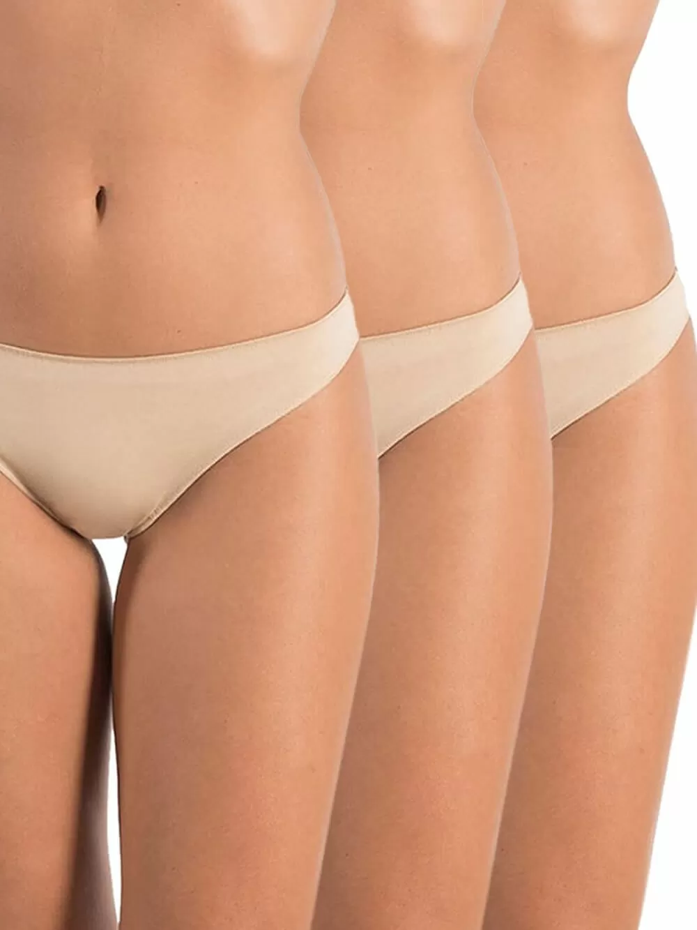 GKAPETANIS Feel Natural Brazilian Slip - Απαλό Bamboo - 3 Τεμάχια 