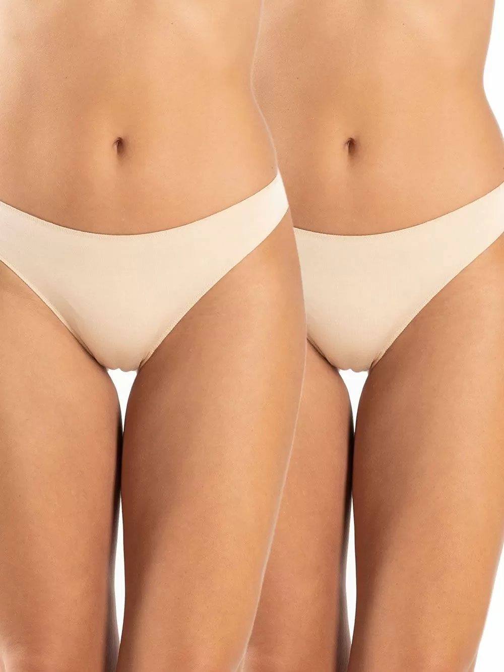 GKAPETANIS Slip Bikini Feel Natural- Απαλό Bamboo - 2 Τεμάχια