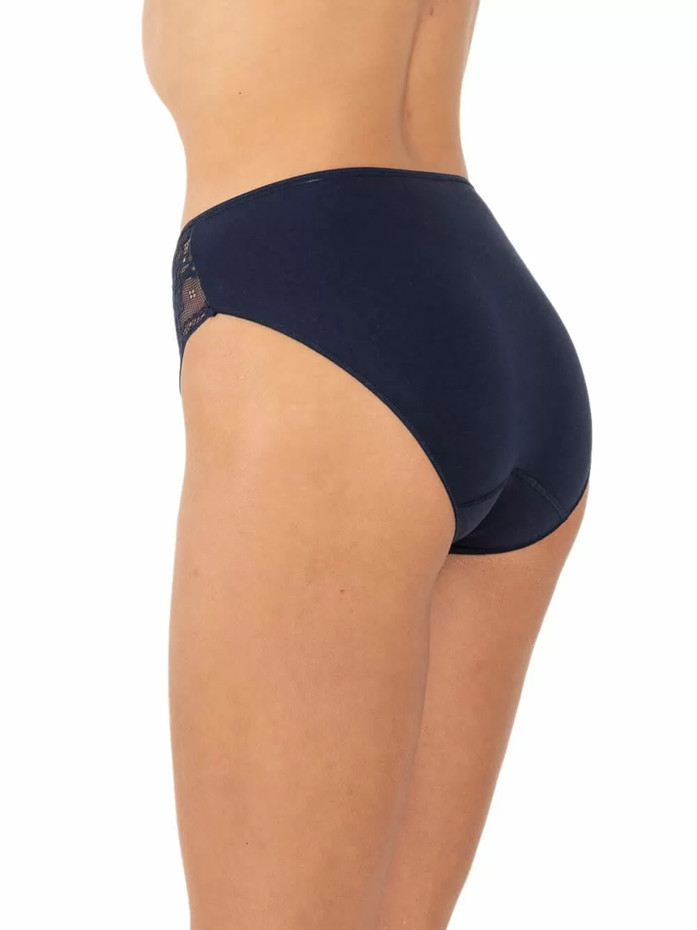 GKAPETANIS Σλιπ Lace Soft Touch - Κανονικό Ψηλό - Modal Βαμβάκι - Δαντέλα - 2 Τεμάχια 