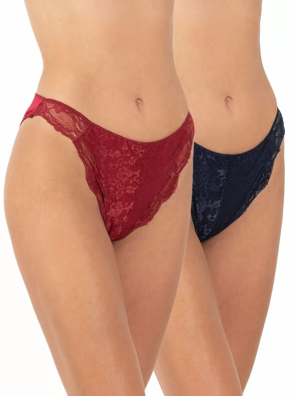 GKAPETANIS Κανονικό Soft Touch Lace - Δαντέλα & Modal Βαμβάκι - 2 Τεμάχια 