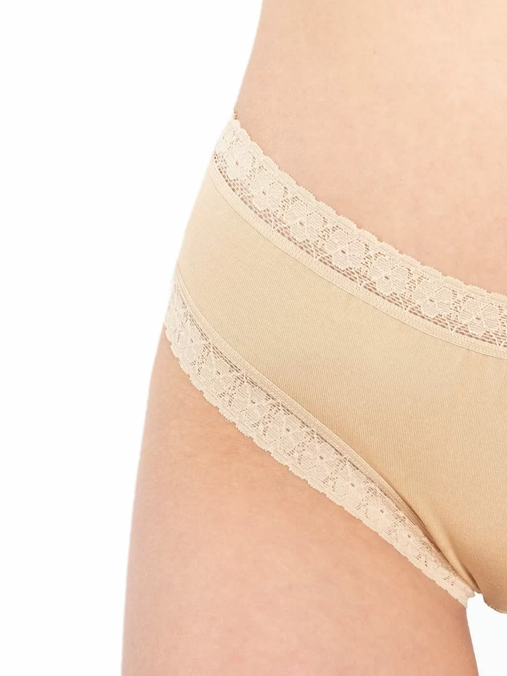 GKAPETANIS Lace Essentials Boxer Tai - Απαλό Modal & Βαμβάκι - Δαντέλα - 3 Τεμάχια 