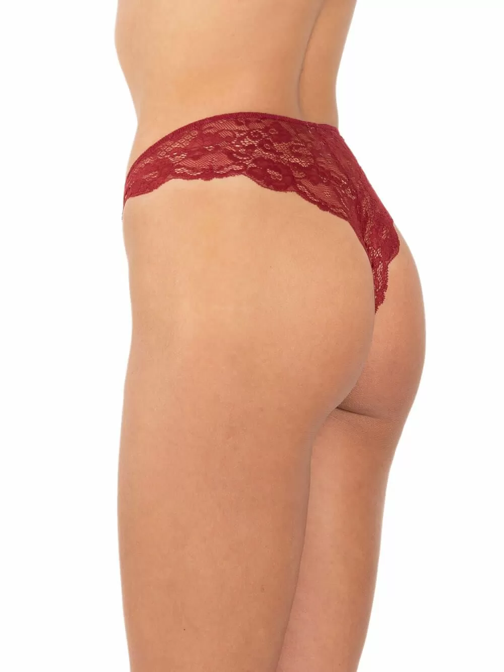 GKAPETANIS Brazilian Slip Lace Temptation - Ελαστική Δαντέλα - 2 Τεμάχια 