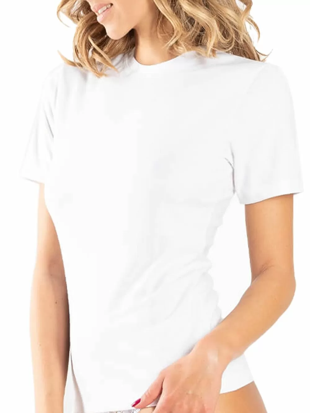 GKAPETANIS Γυναικεία Ισοθερμική Μπλούζα - Κοντό Μανίκι - Απαλή & Ζεστή