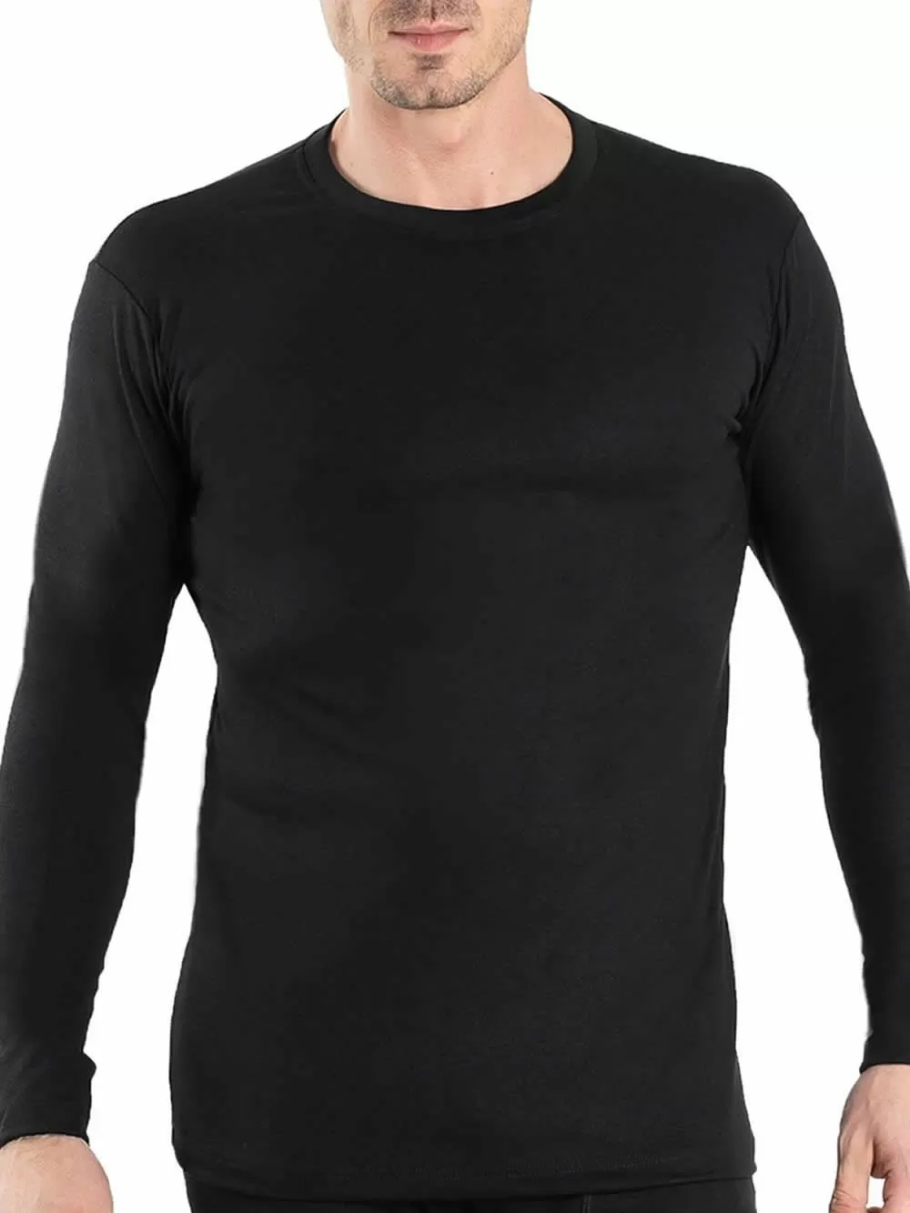 GKAPETANIS Ανδρική Ισοθερμική Μπλούζα - Μακρύ Μανίκι - Απαλή & Ζεστή