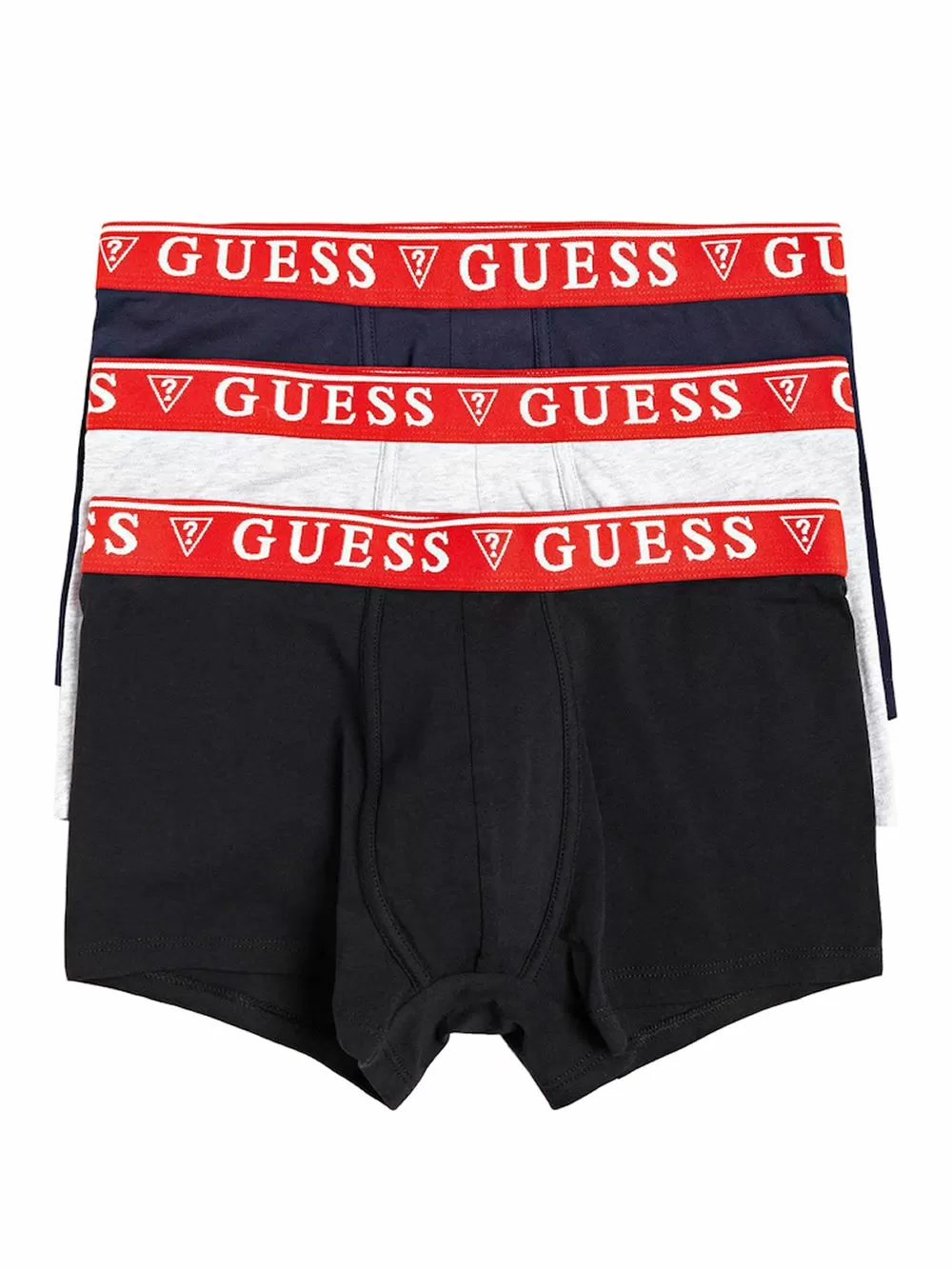 GUESS Boxer Hero Cotton Stretch - Ελαστικό Βαμβάκι - Πακέτο με 3