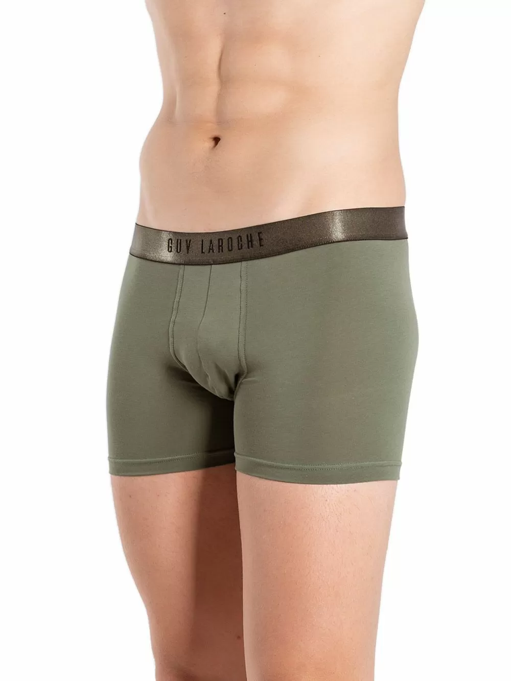 GUY LAROCHE Ανδρικό Μπόξερ - Ελαστικό Βαμβάκι - Logo 
