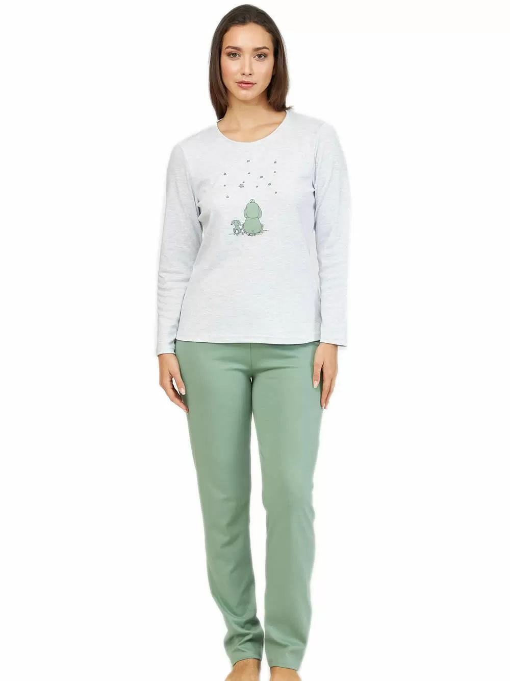 Γυναικεία Πυτζάμα HARMONY Elephant - 100% Βαμβακερή