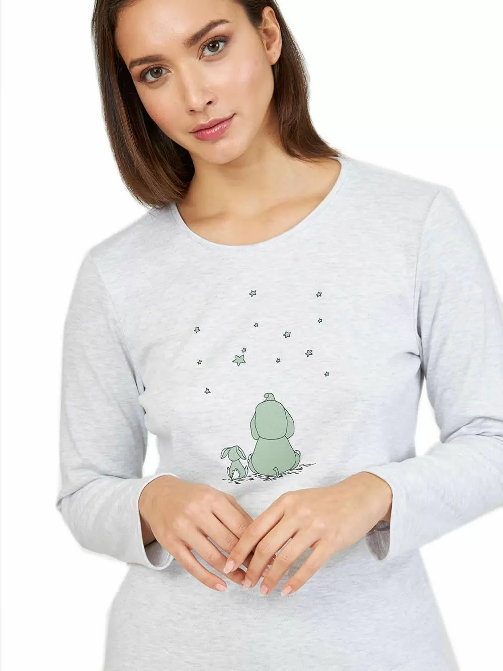 Γυναικεία Πυτζάμα HARMONY Elephant - 100% Βαμβακερή