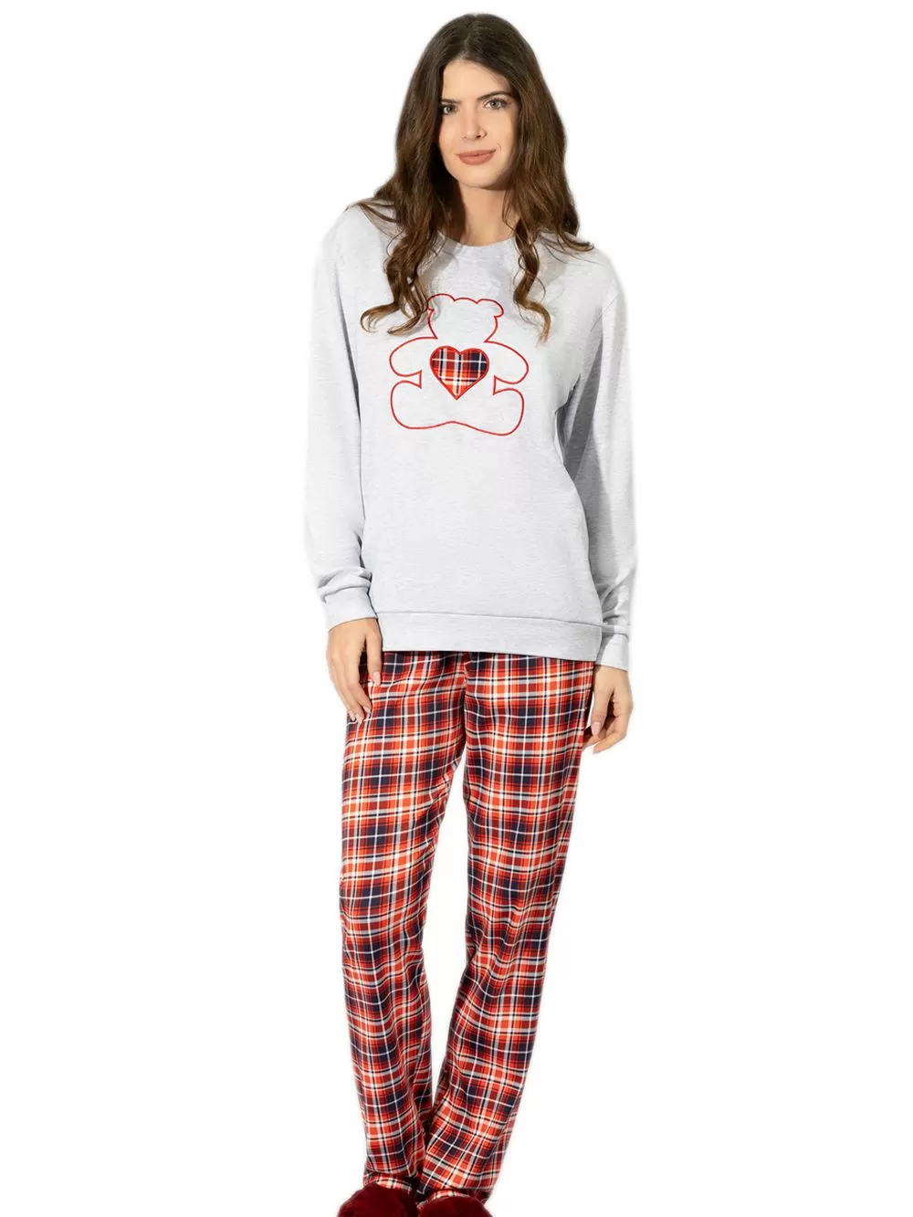 Γυναικεία Πυτζάμα Φόρμα HARMONY Φούτερ - Ποιοτικό Βαμβάκι 