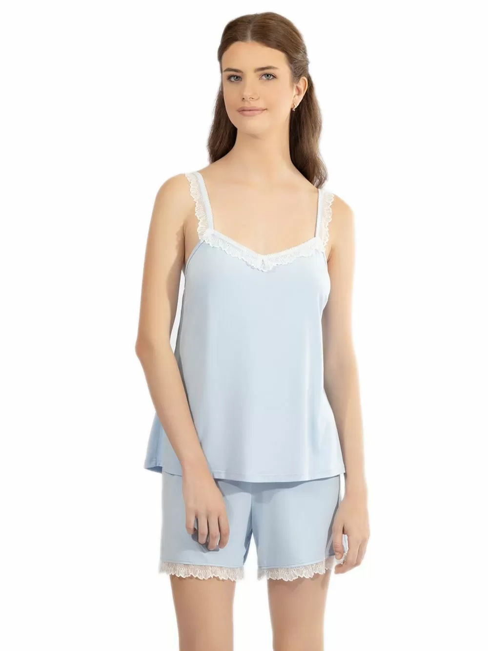 Babydoll HARMONY - Αέρινο Modal - Δαντέλα