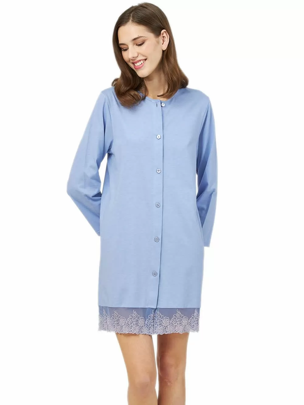 Νυχτικό HARMONY - Απαλό Βαμβάκι Modal - Κουμπιά