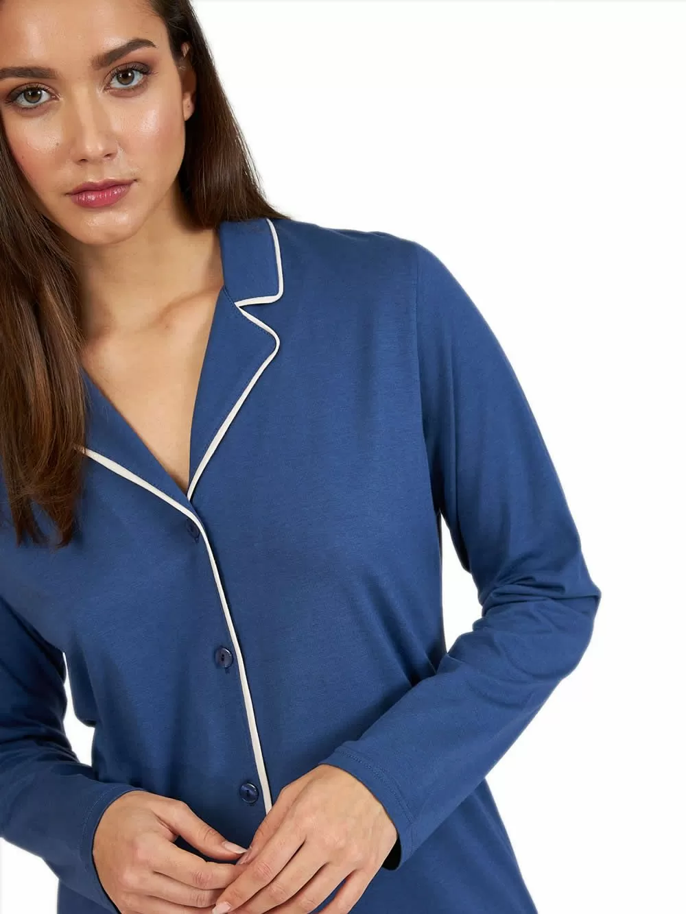 Νυχτικό HARMONY - Απαλό Βαμβάκι Modal - Κουμπιά