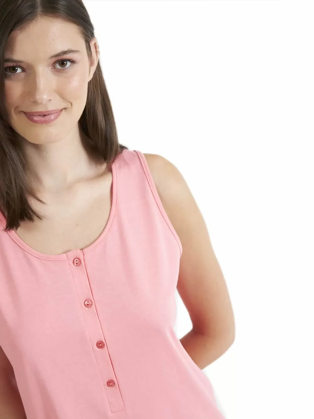 Νυχτικό HARMONY - Νέα Μαμά - Αέρινο Βαμβάκι & Modal - Δαντέλα