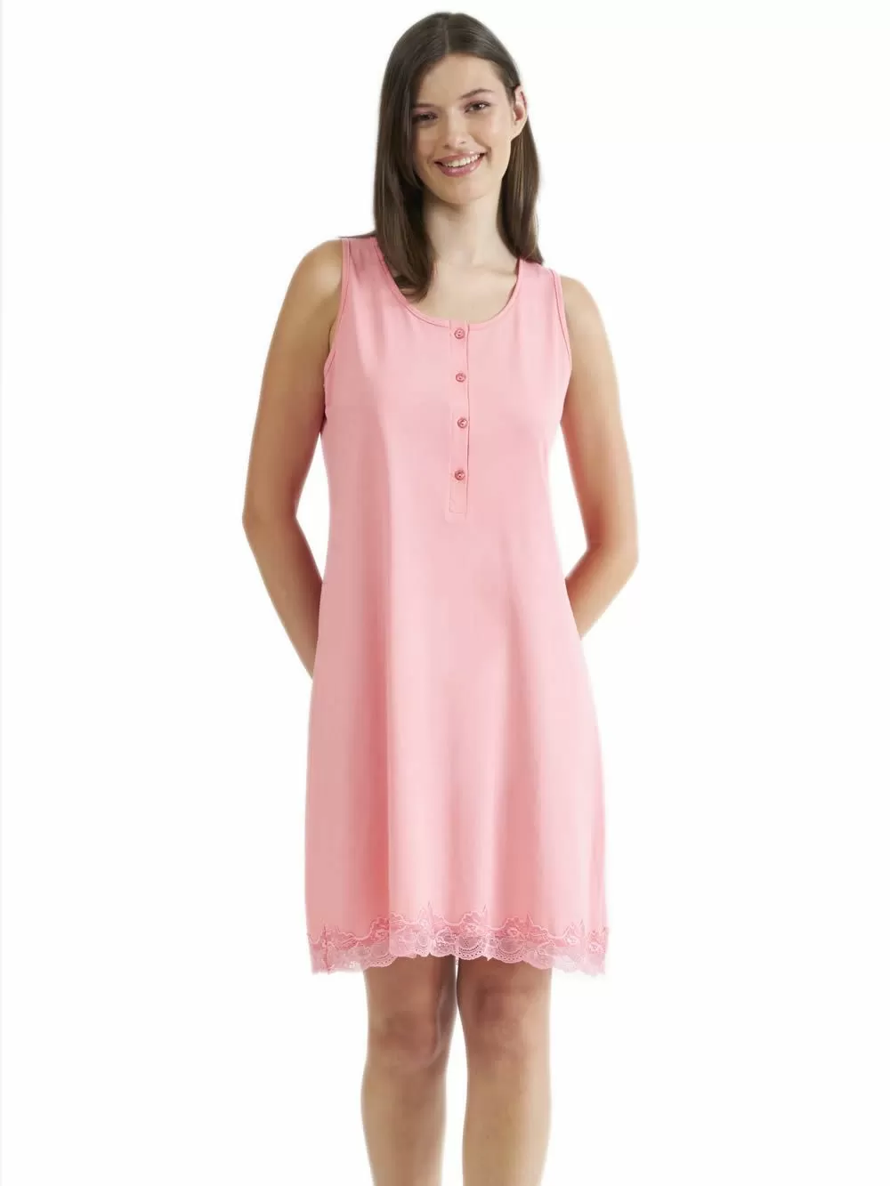 Νυχτικό HARMONY - Νέα Μαμά - Αέρινο Βαμβάκι & Modal - Δαντέλα