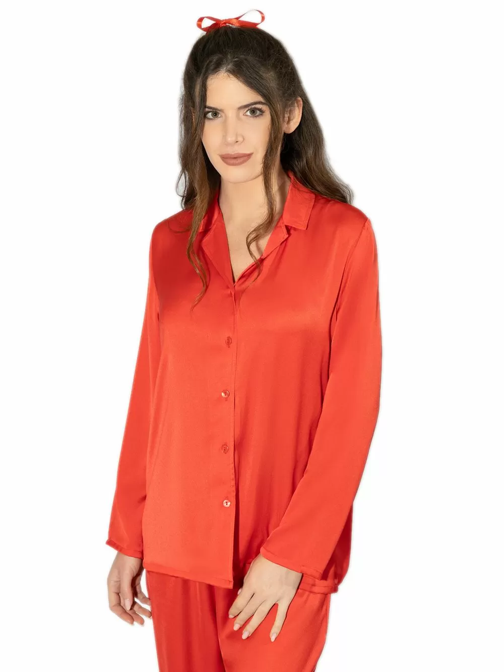 Γυναικεία Πυτζάμα HARMONY - Απαλό Αέρινο Σατέν 