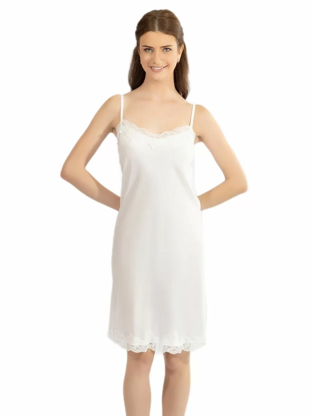 Νυχτικό HARMONY - Απαλό Σατέν & Δαντέλα - Νυφική Πρόταση