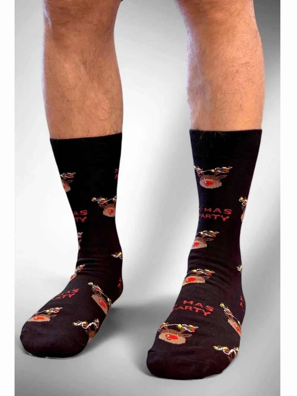 Unisex Κάλτσα IDER Xmas - Ελαστικό Βαμβάκι - 2 Ζευγάρια