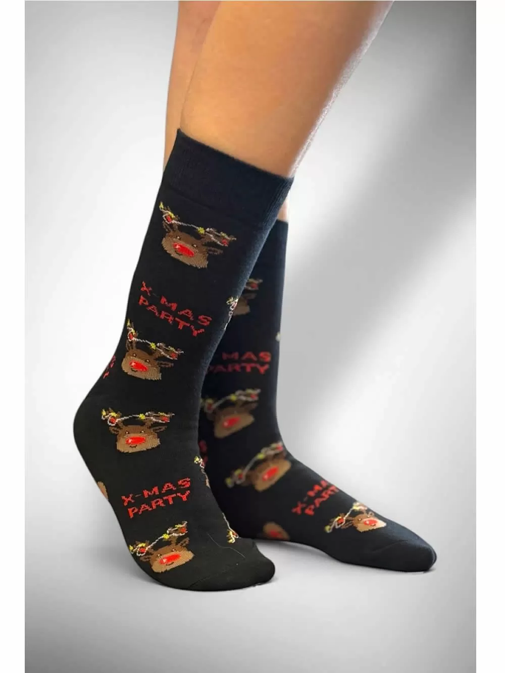 Unisex Κάλτσα IDER Xmas - Ελαστικό Βαμβάκι - 2 Ζευγάρια